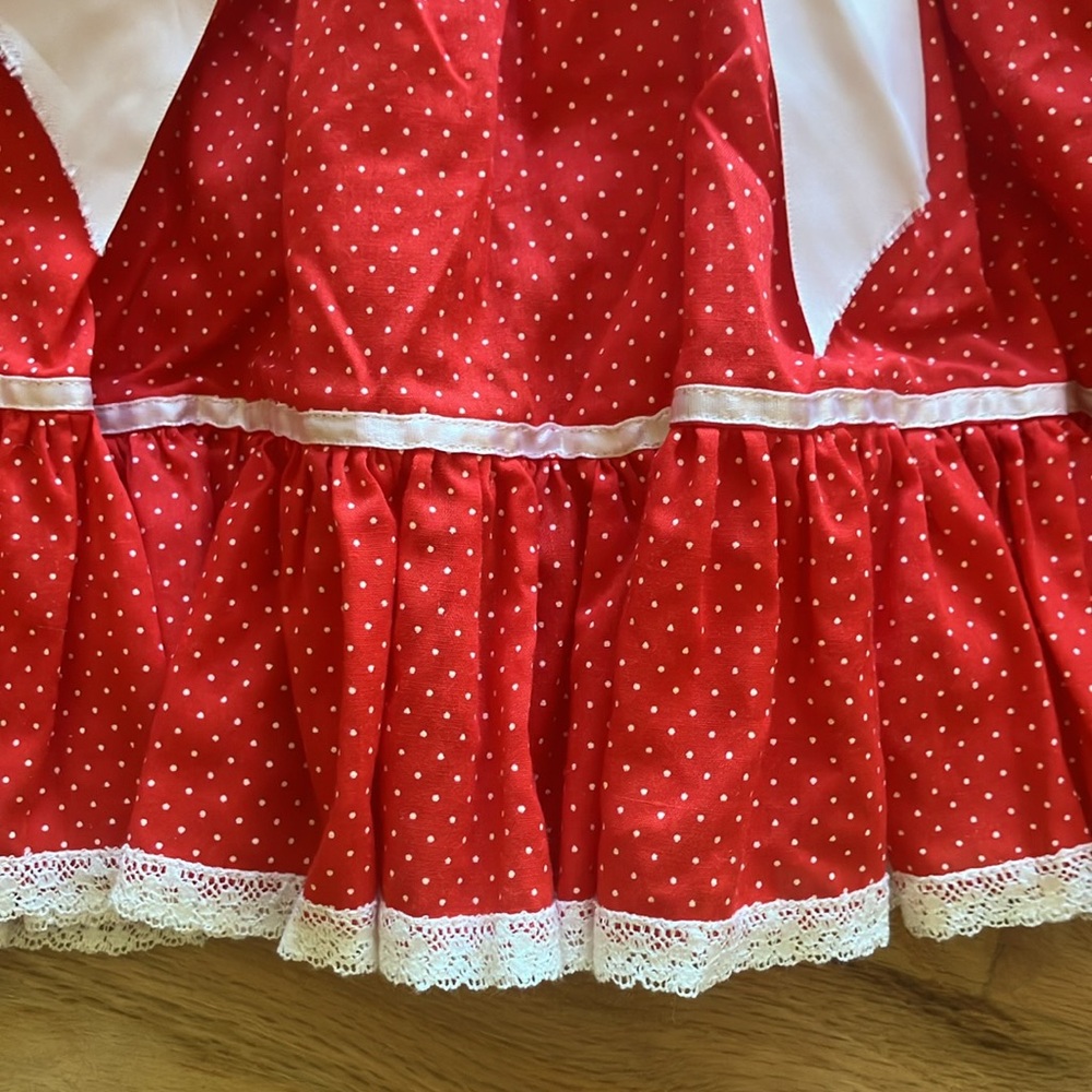 Vintage Handmade Red White Dress 18-24
Sailor prairie little house Valentine - Picture 4 of 6